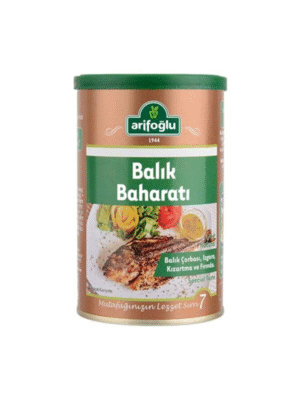 بهارات السمك من عارف أوغلو عبوة معدن 130 جرام