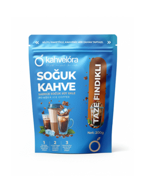 قهوة كاهفيلورا مثلجة بنكهة البندق بودرة – 200 جرام