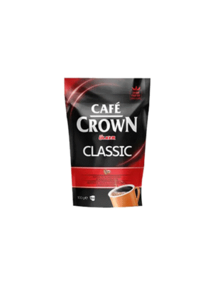 قهوة كافيه كراون كلاسيك فورية – 100 جرام تكفي 50 كوب