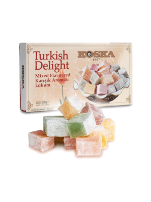 حلقوم تركى بنكهات مشكلة ومتنوعة 500 جرام