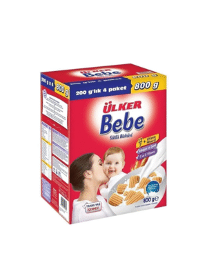 بسكويت أولكر بيبي - 800 جرام (4 عبوات × 200 جرام)